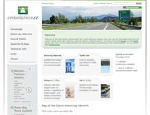 Tablet Screenshot of motorway.cz