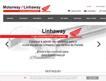 Tablet Screenshot of motorway.pt