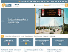 Tablet Screenshot of motorway.hu